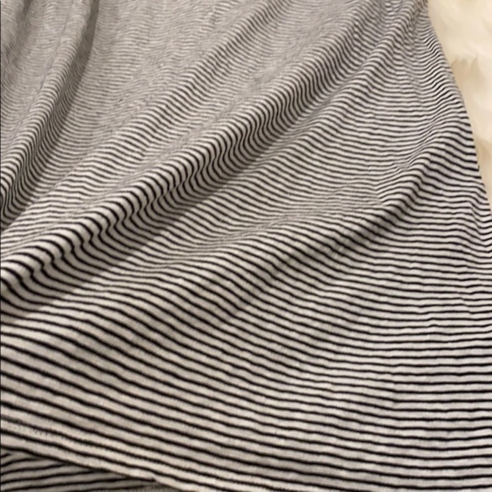 Lucky Brand Cotton Striped Pullover T-Shirt Dress. L - Picture 7 of 7